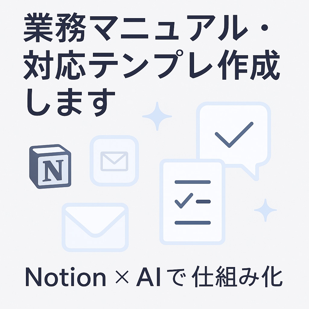 教える・作る手間が激減します 業務棚卸し　マニュアル作成　業務改善 イメージ2