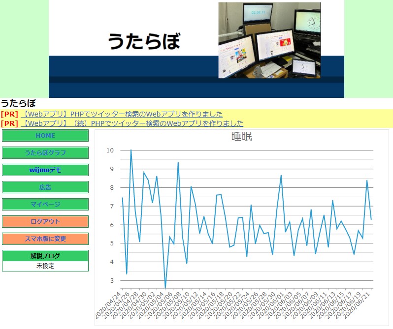 11:Webアプリのソース解析でスキル向上します はてなグラフみたいなもの(PHP,MySQL) イメージ1