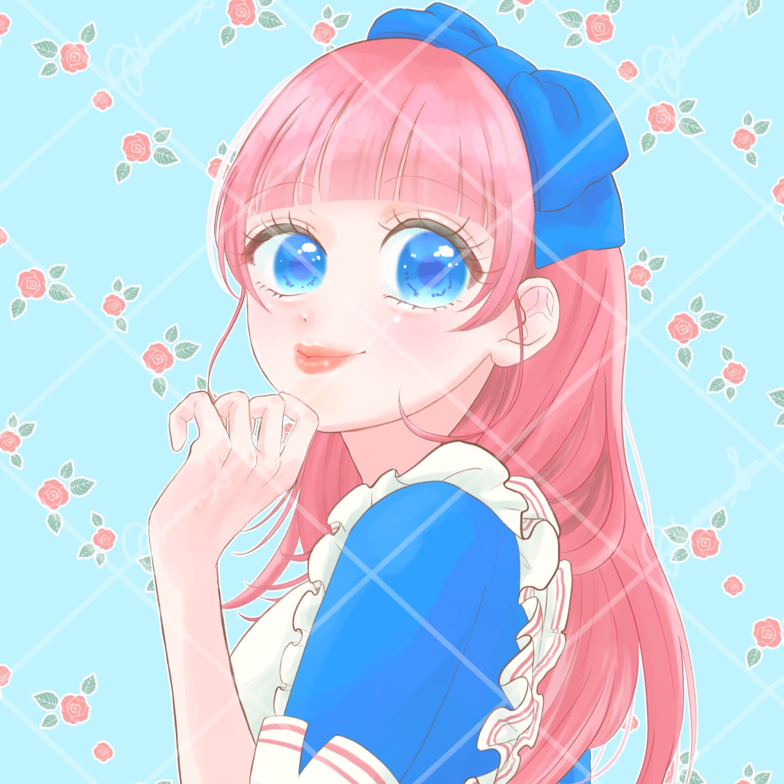 SNSアイコン制作します ふんわりかわいい女の子を描きます♡ イメージ4