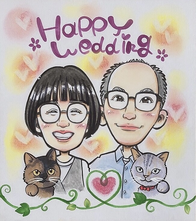ホンワカ暖かい気持ちになれる似顔絵描きます 似ているけどちょい盛り！どなたでも可愛く描きます。 イメージ6
