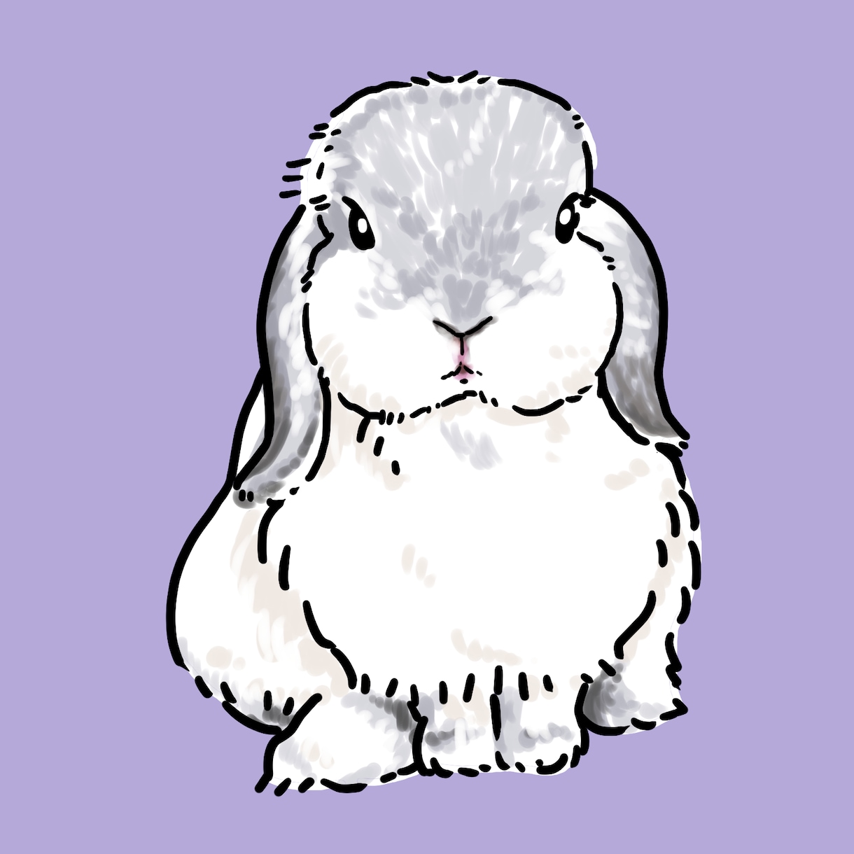 大好きな家族を♡愛うさぎさんのイラスト描きます うさ飼いさんのためのリアルでかわいいそっくり似顔絵です イメージ4
