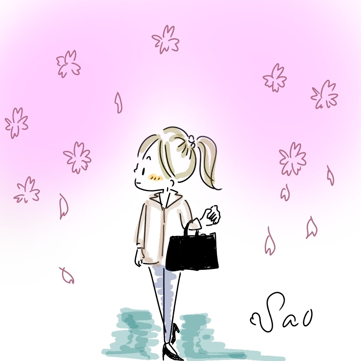 ゆるかわ&シンプルな手描きイラスト描きます アイコンや挿絵、SNSやコラムなど、用途に応じて利用可 イメージ1
