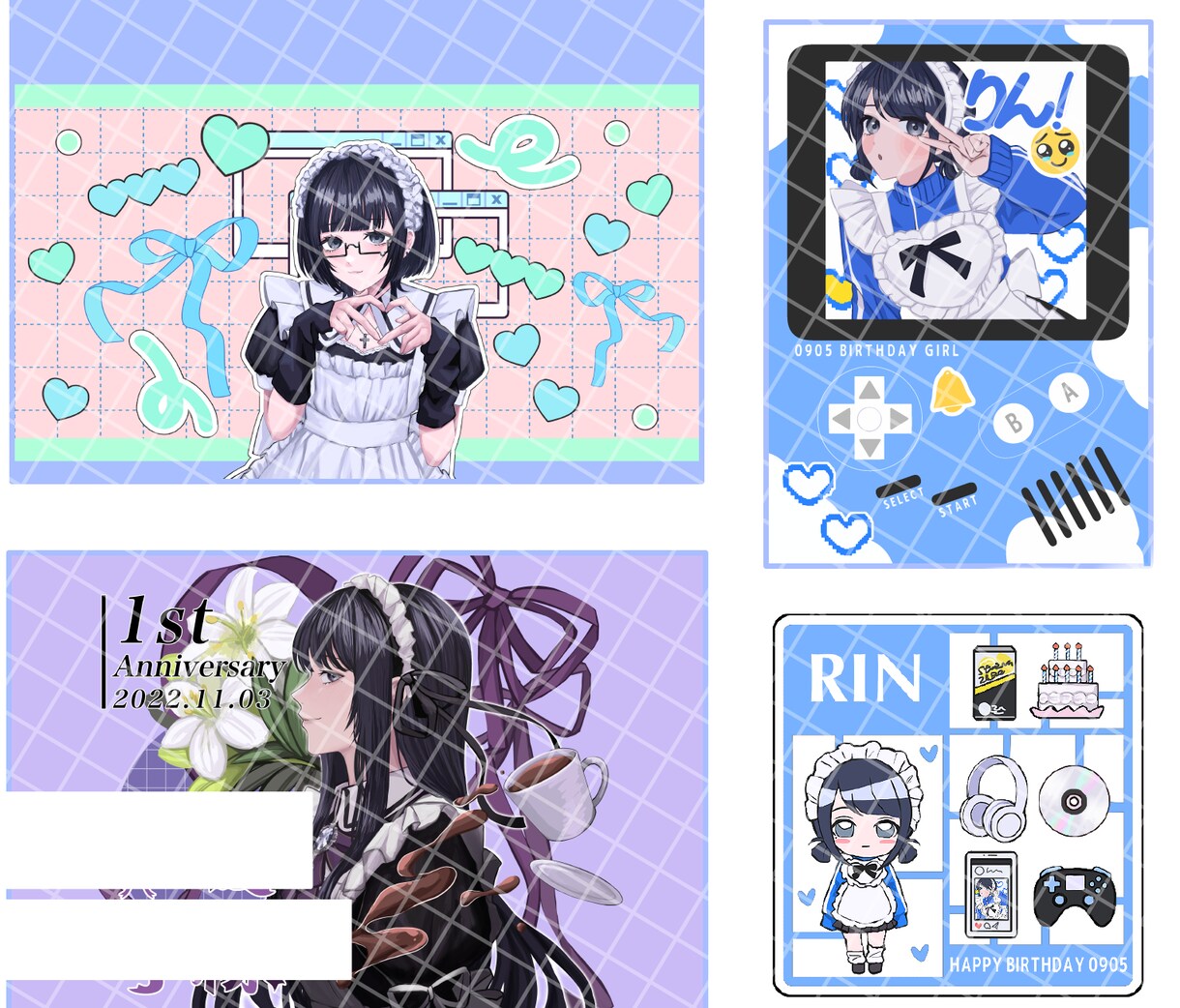 厚塗りで幅広く魅力のある一枚絵を制作いたします かわいいからダークまでご指定の雰囲気でお描きします！ イメージ9