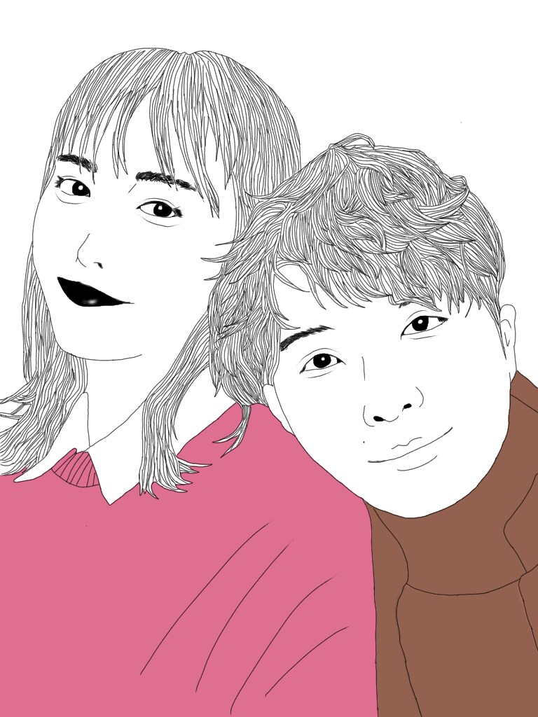 オシャレで大人な似顔絵描きます アートチックなイラストで魅力的な一面を引き出します イメージ1