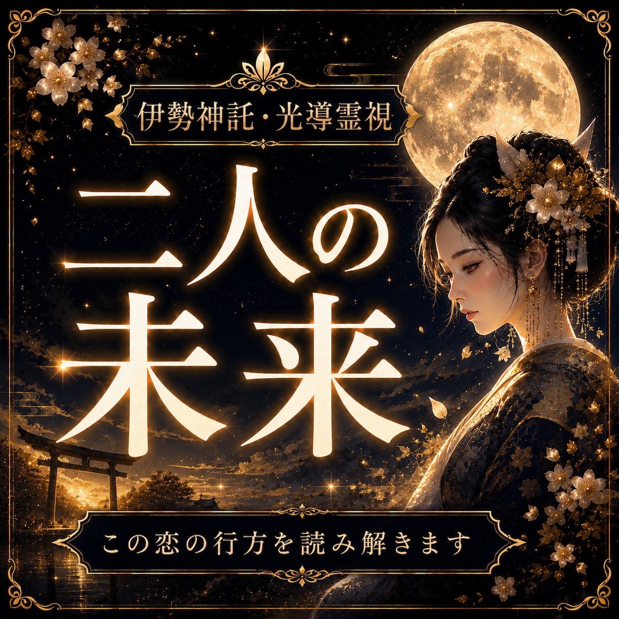 二人の未来と恋愛の行方を霊視鑑定します 片思いや復縁の行く末を鑑定/伊勢神託で結婚や未来へ導く イメージ1