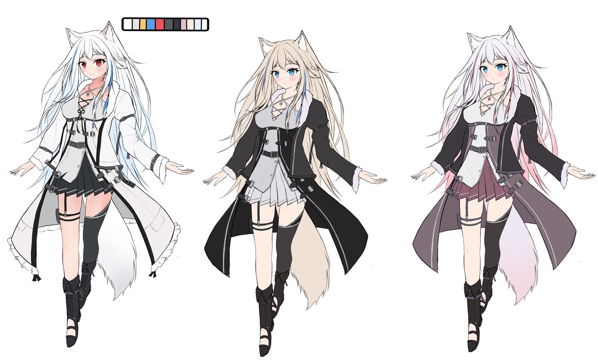 立ち絵をキャラデザからやらせていただきます ゲームや配信に使える魅力的な立ち絵が欲しい方に！ イメージ5