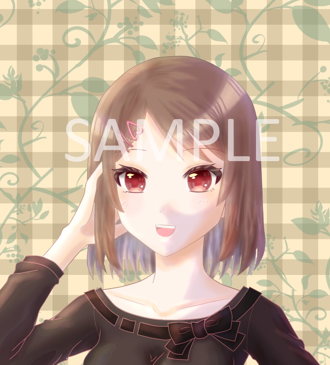 先着順！即日納品｜完成イラスト（美少女）販売します サンプルからお一人お選び頂けます！美少女イラスト販売所 イメージ6