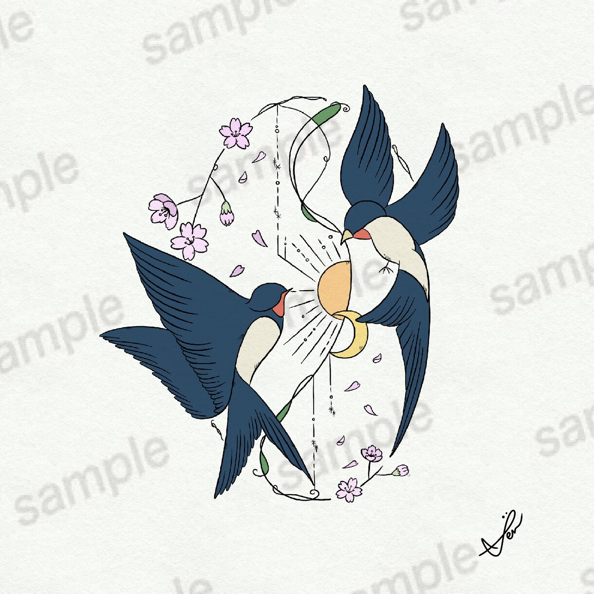 あなたの想いを吹き込むイラストにします 言葉にならない想いをそっとイラストに イメージ2