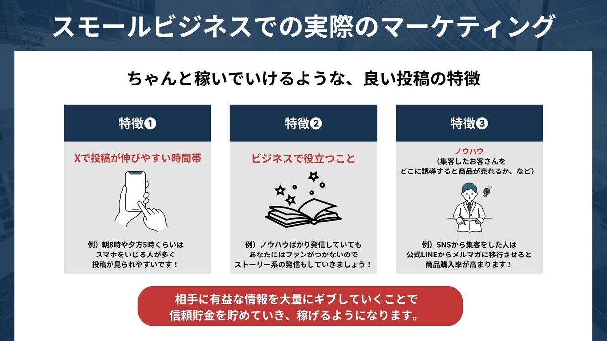 マーケティングを理解するサービスを提供します 苦しくない勉強法で、事業拡大したい方へ イメージ8