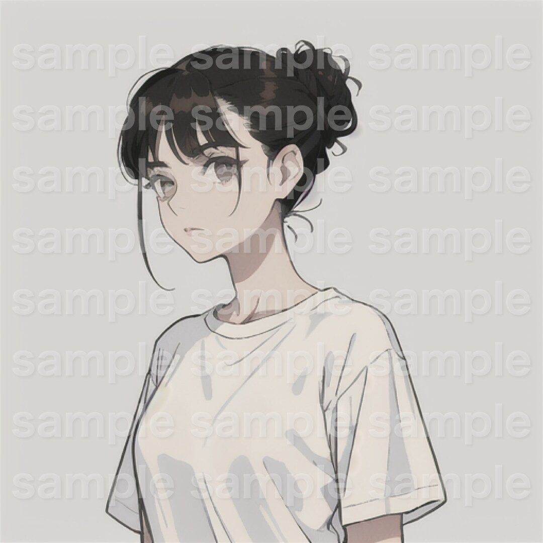 値下中！シンプルエモかわいいSNSアイコン描きます SNSやブログで使えるイラストをイメージに合わせて描きます イメージ3
