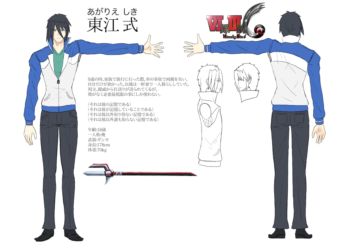キャラクター制作します ラノベ、ゲーム、漫画などで使用できるキャラクターを制作！ イメージ3