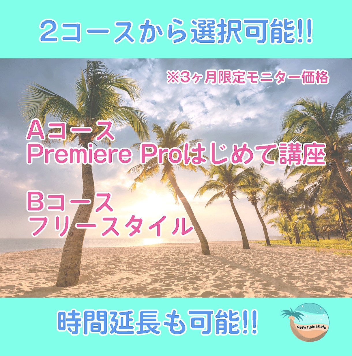 動画編集ミニレクチャーいたします 安心の２コース準備！期間限定モニター価格設定中！！ イメージ2