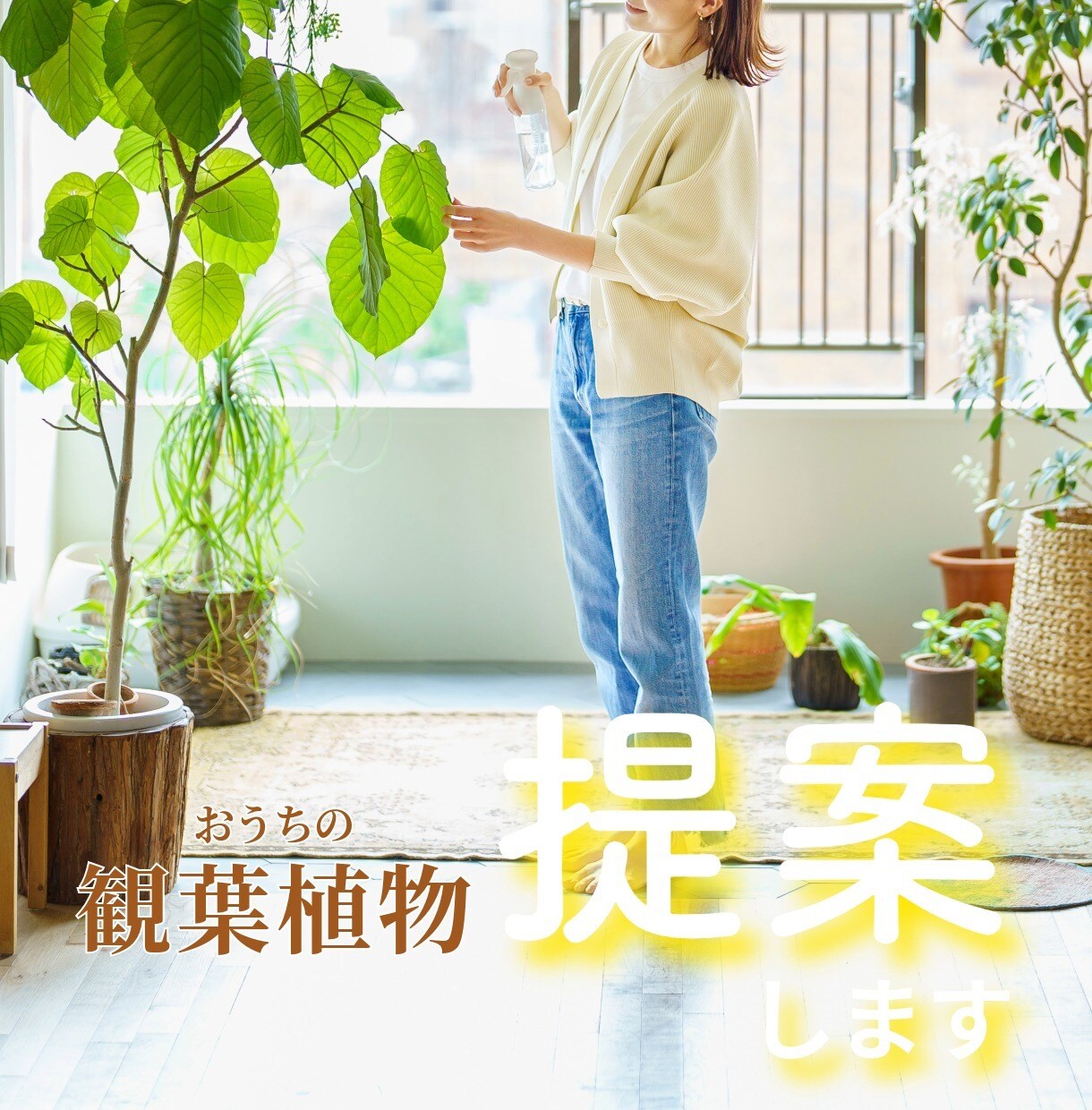 観葉植物のお悩み解決アドバイスします 庭木のご相談も！あなたにぴったりの植物を知りたい方へ イメージ1