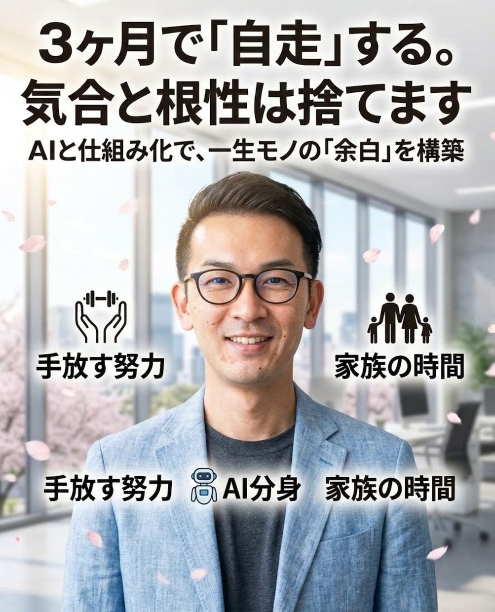 疲弊する毎日を棚卸し余白を生む働き方を言語化します 気合と根性は不要。AIと仕組み化で叶える自走キャリア イメージ2