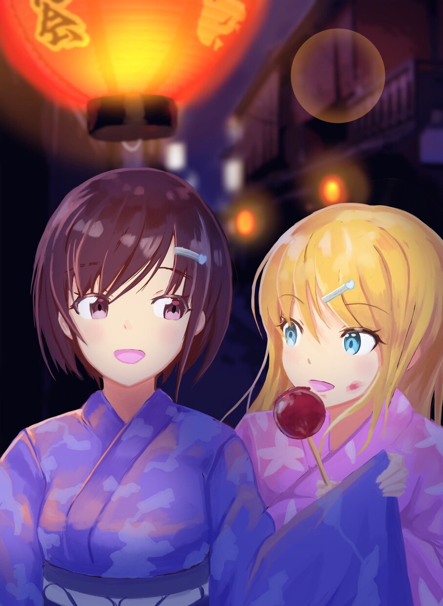 背景付きのイラスト描きます 背景イラストを描かせていただきます イメージ4