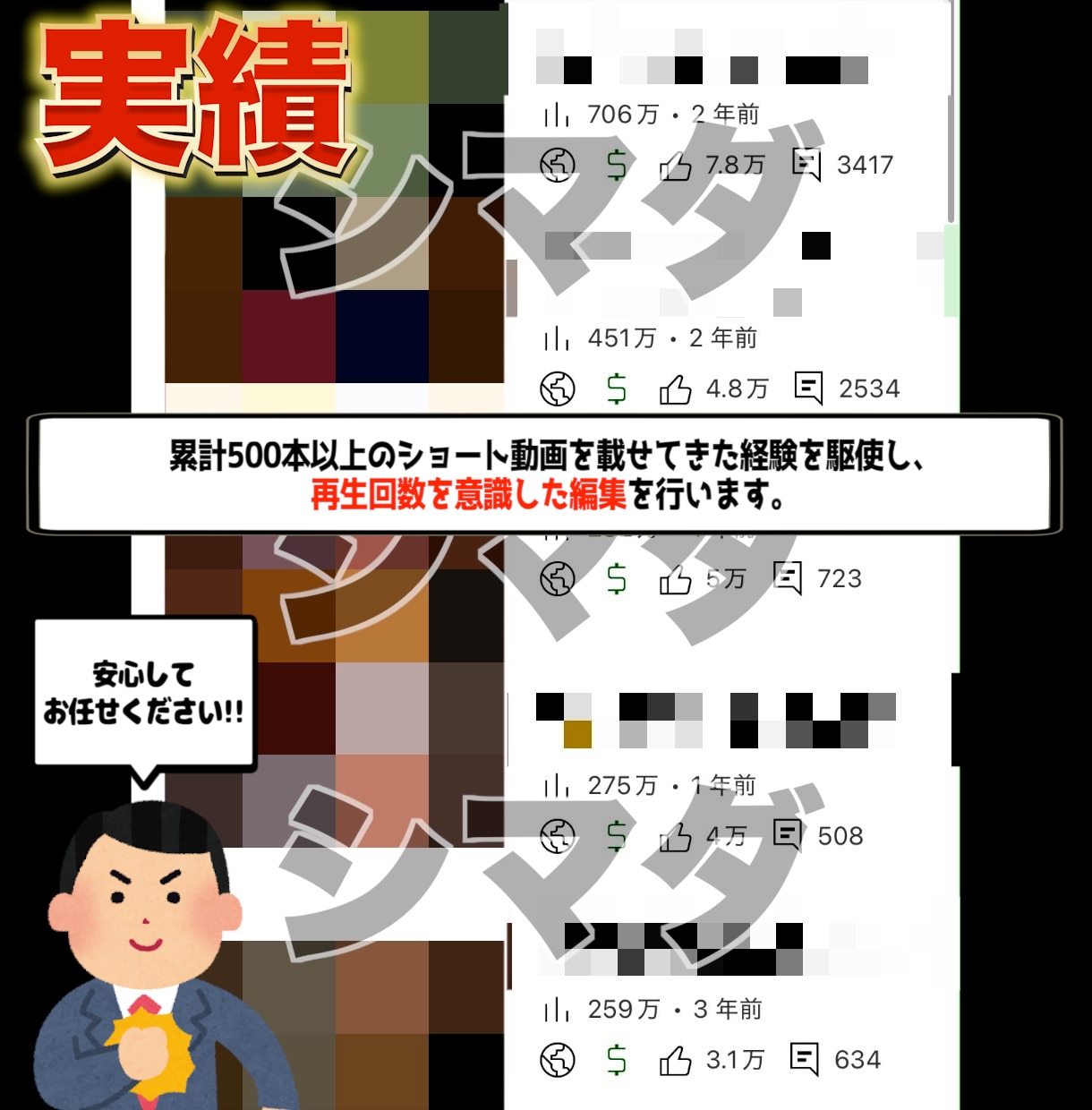 0→10万人達成の私がYouTube運用代行します YouTubeの再生回数を増やします！ イメージ3