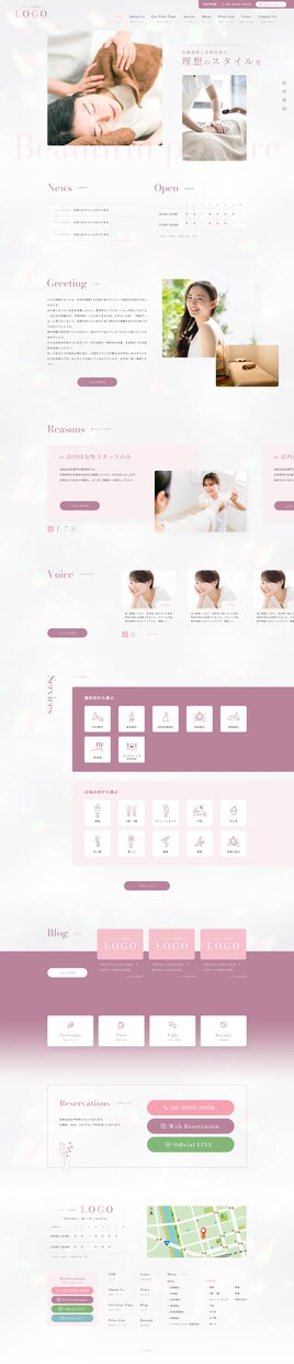Webデザイン：PC版トップページ制作いたします ご要望やターゲットにあったWebサイトのデザイン案をご提案 イメージ2