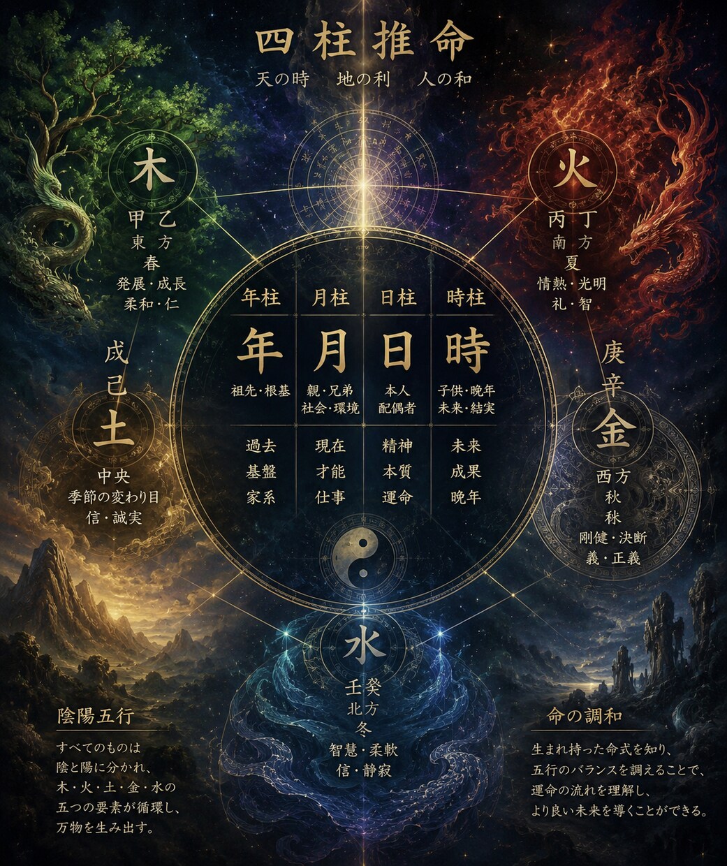 四柱推命で宿命を解読。あなたの悩みに寄り添います 複雑な人間関係を紐解き、あなたらしい笑顔と絆を取り戻します。 イメージ1