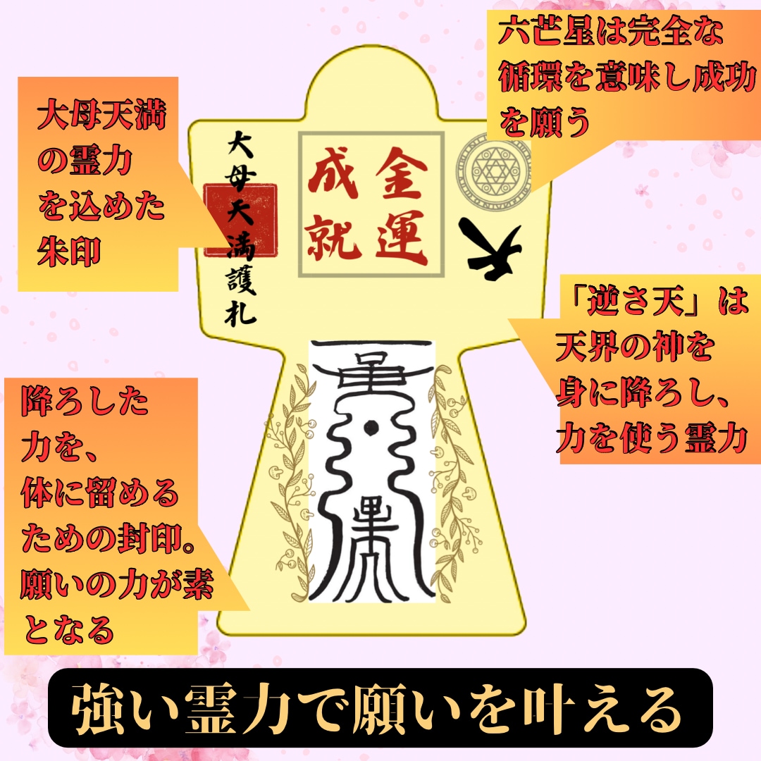 金運を成功に導く御守りを作成します 本物の霊能者による祈祷と形代や護符の作成 イメージ3