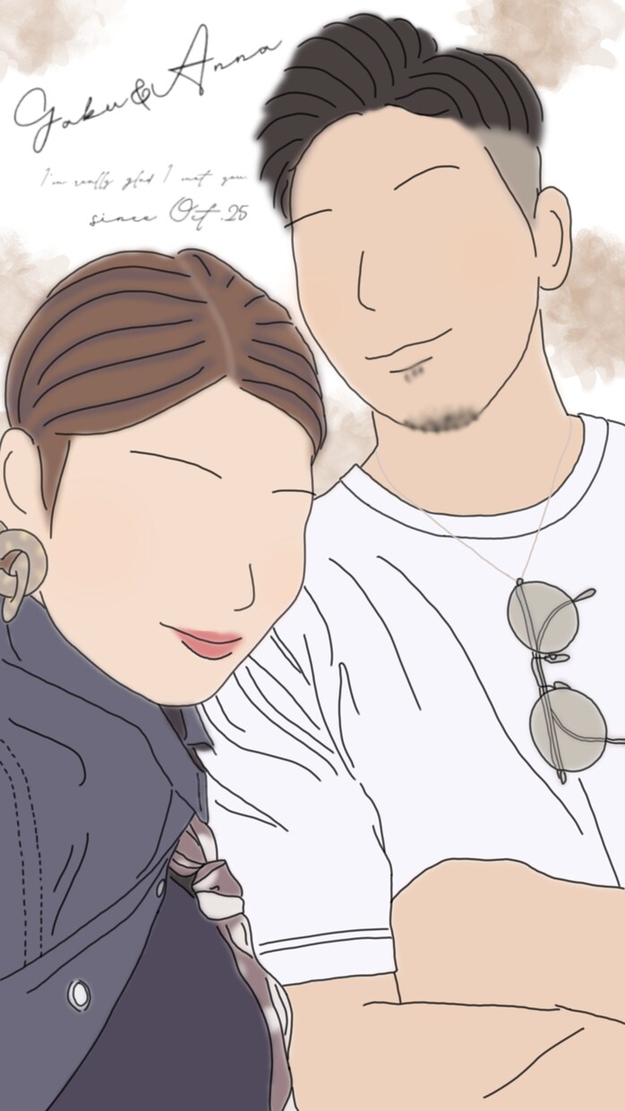 お気に入りの写真をお洒落な線画イラストに仕上げます アイコンやプレゼントなどに！お好みのテイストで描きます。 イメージ10