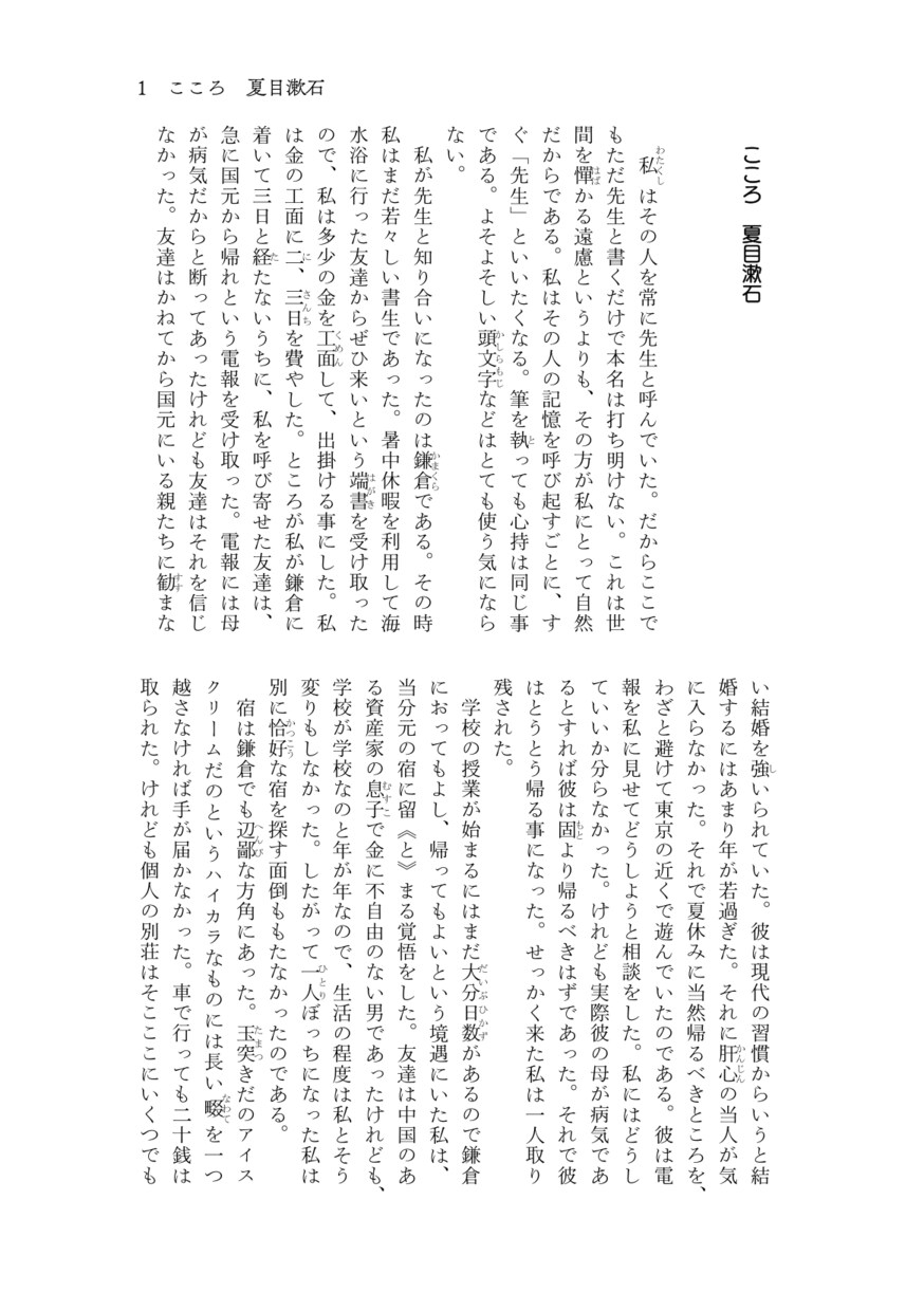 同人誌小説の組み版を有料フォントで行います 年間契約5万円のフォント＋有名フォントで見易い組版をお約束！ イメージ3