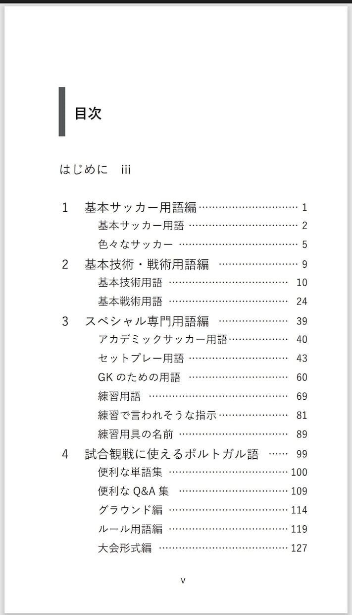 ポルトガル語のサッカー用語データお渡しします 辞書にも載ってない用語含め240ページ! イメージ2