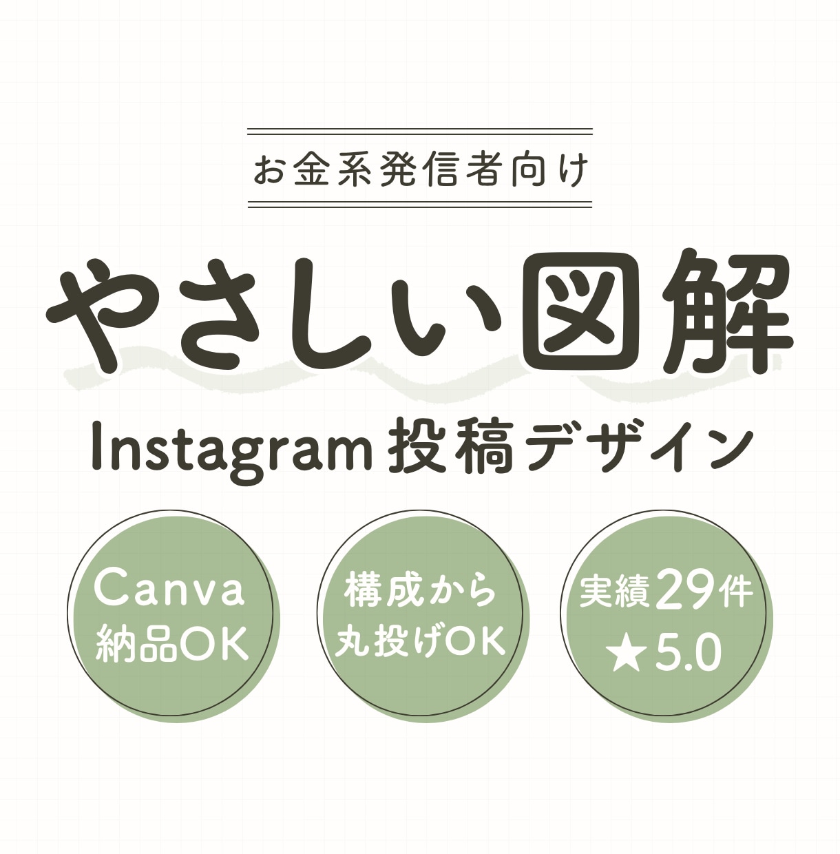 お金系Instagram投稿を分かる図解で作ります FP2級の知識で、"内容のズレなく"安心して任せてOK イメージ1