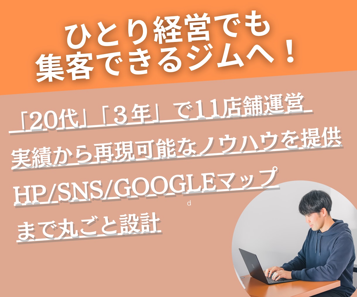 ひとりジムの集客について相談を受け付けます 「このやり方で合ってるのかな？」と不安や悩みを感じたときに。 イメージ1