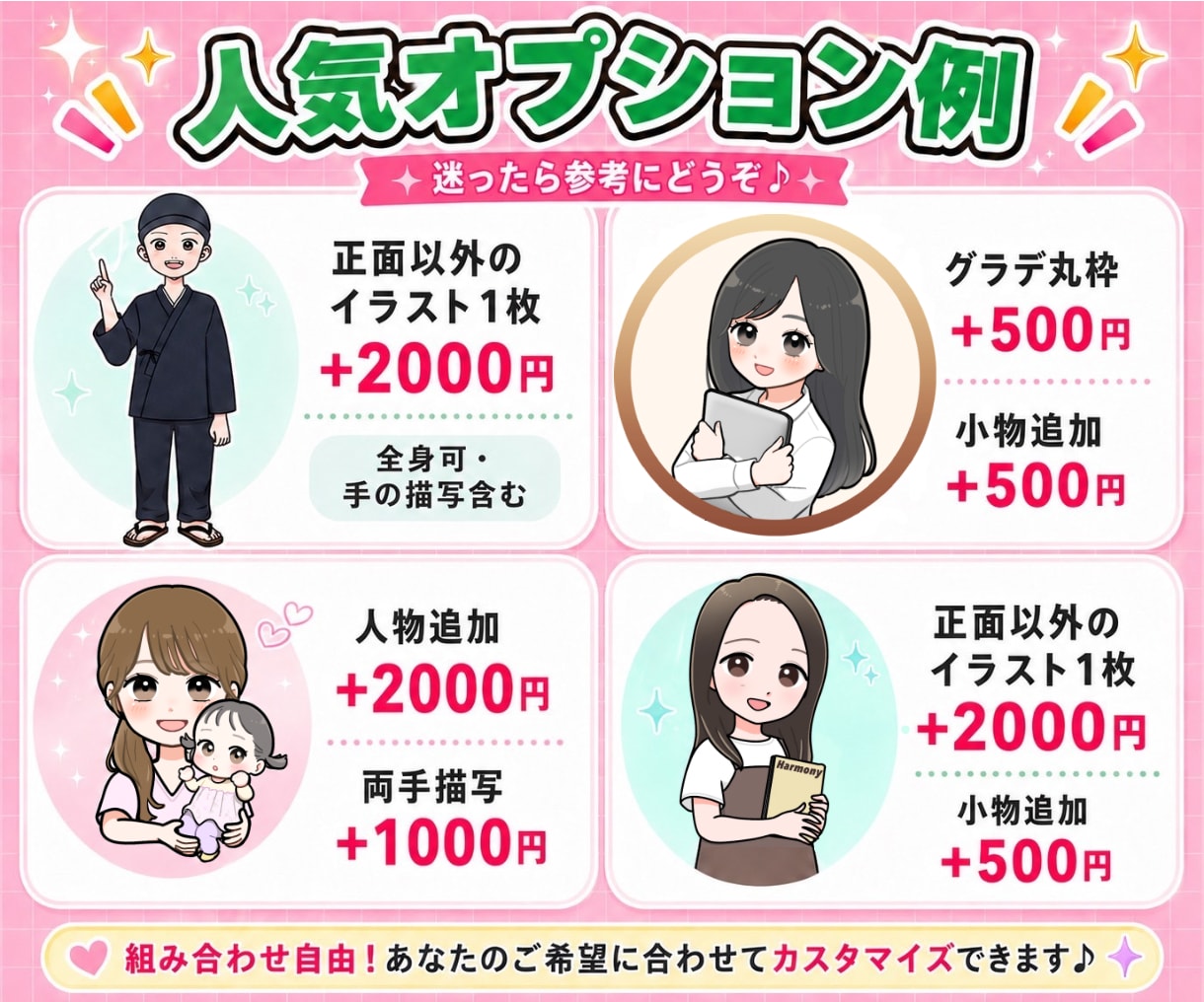 10名様限定1000円off！26点作成します リニューアルオープンセール！ほんのり本人寄せアイコン◎ イメージ9