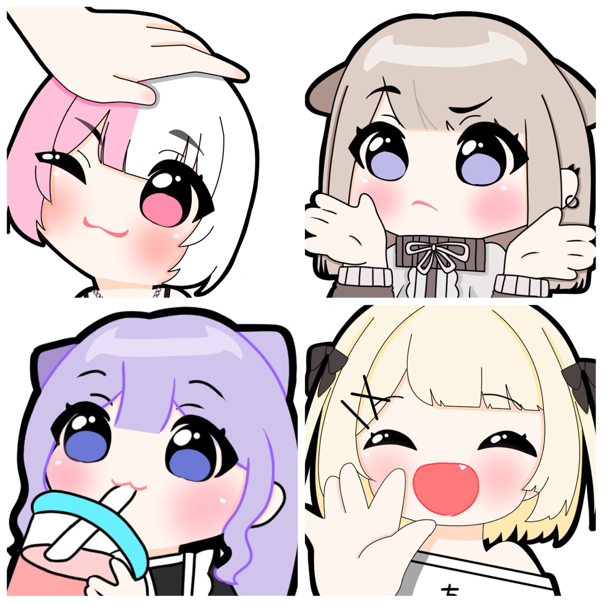 twitch、YouTubeスタンプ描きます ひとつひとつ丁寧に作成致します。 イメージ2