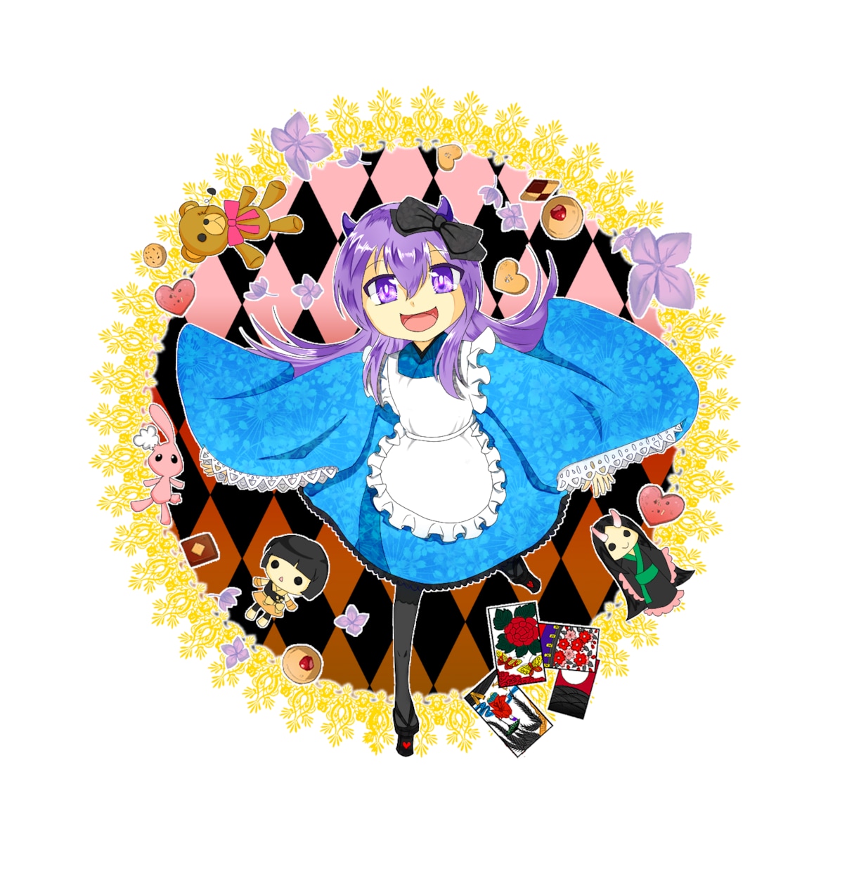 キラキラゴージャス✨SDイラスト作成します キラキラな瞳に鮮やかな塗り！思わずクリックしたくなるかも！ イメージ3