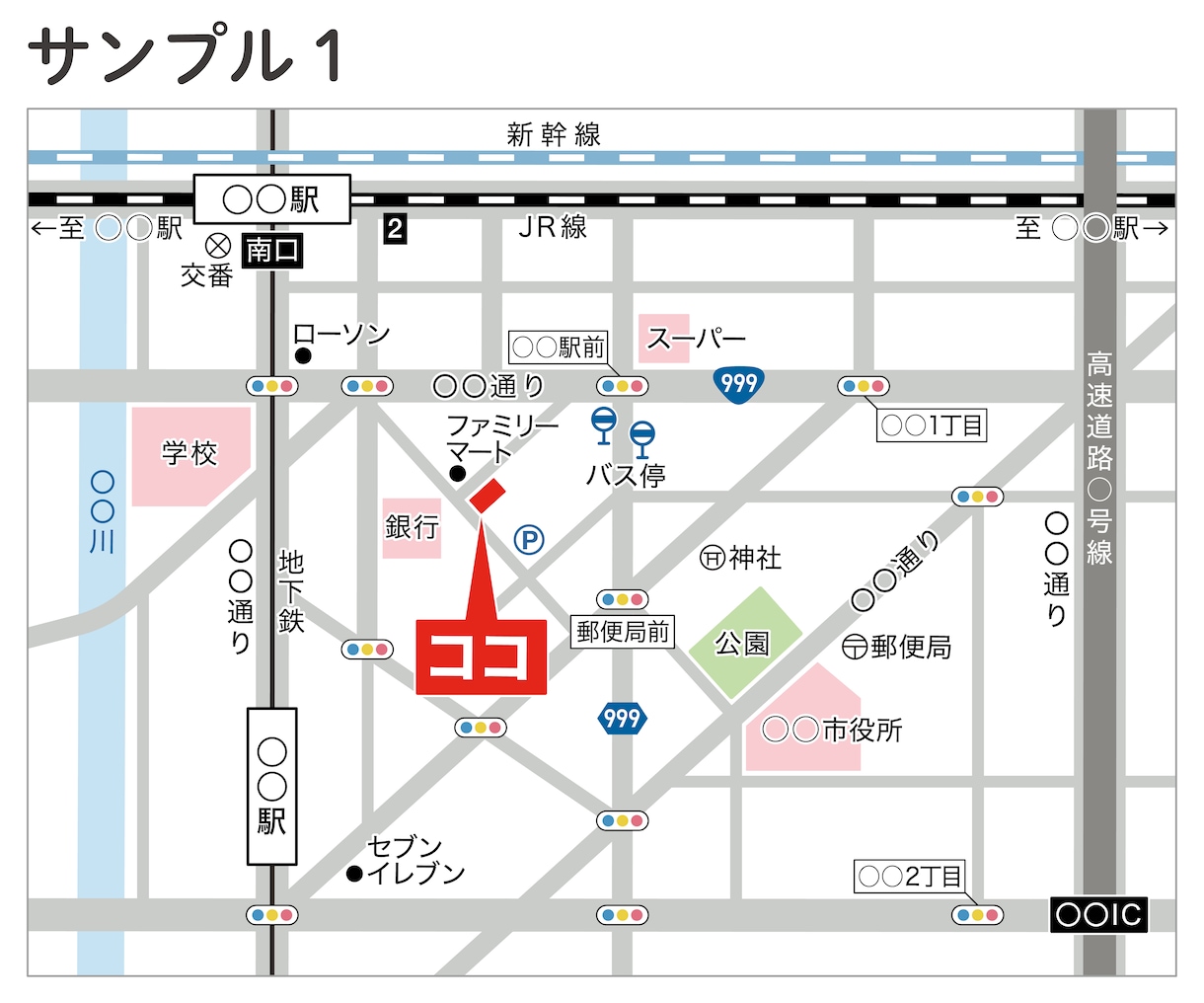 シンプルで分かりやすい地図を作成します 【販売実績700件以上】簡易的で見やすい地図が必要な方へ イメージ1