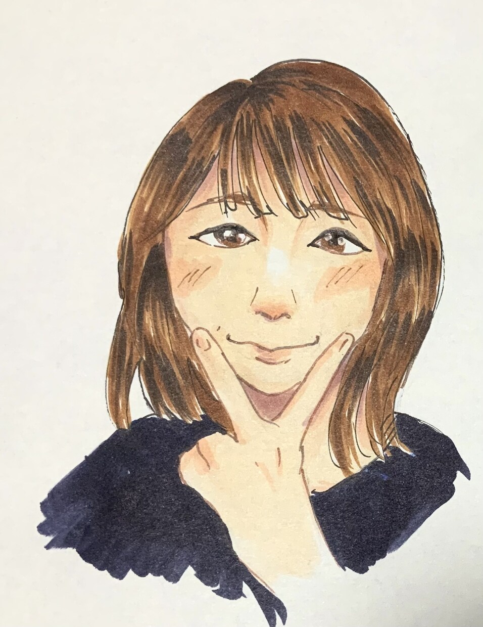 その一瞬を描きます 写真の一瞬の表情、楽しんでいる顔を似顔絵で描きます イメージ3