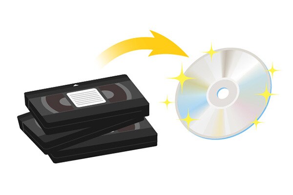 VHS→DVDに変換します 皆さまの大切な思い出のVHSをDVDとして残します。 イメージ1