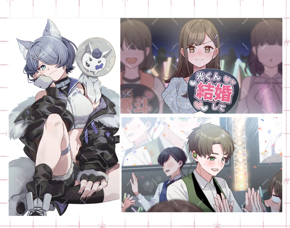 立ち絵、サムネ絵などイラスト制作承ります 商用OK！丁寧な対応で幅広くイラスト制作いたします！ イメージ7