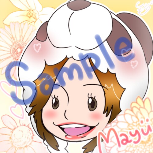500円～応相談⁂ アイコン描かせて頂きます *♡可愛い系ほんわかデフォルメキャラが得意です♡* イメージ2