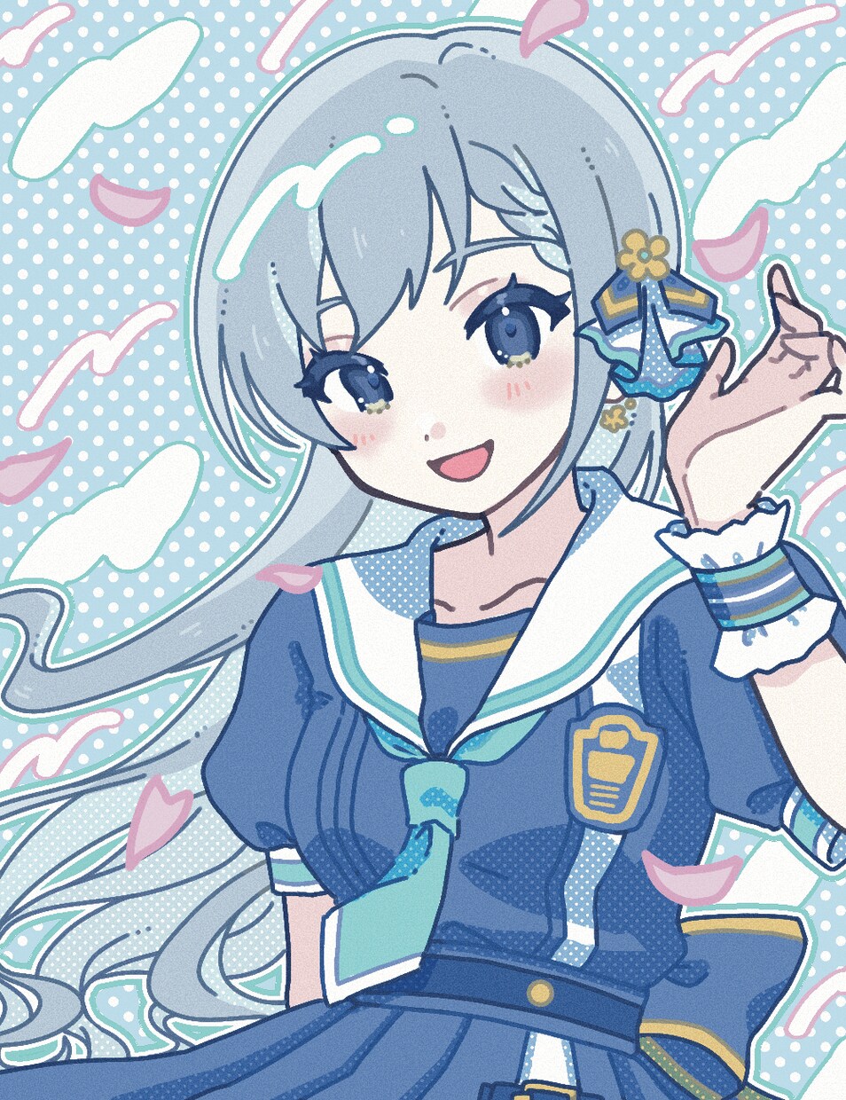 商用OK ポップで可愛い女の子のイラスト制作します 配信やSNSでの活動用イラスト等制作いたします。 イメージ10