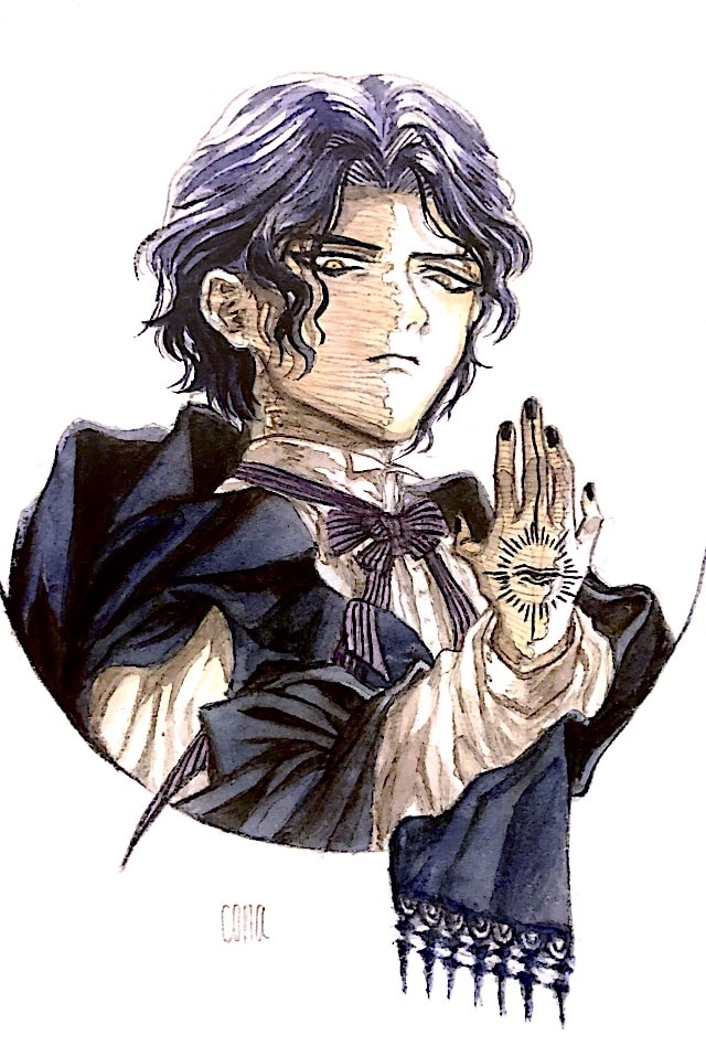 耽美･退廃的でアンティークな水彩イラスト描きます 商用･著作権料含◎ラフ修正無制限◎ポストカード原画お渡しOK イメージ3
