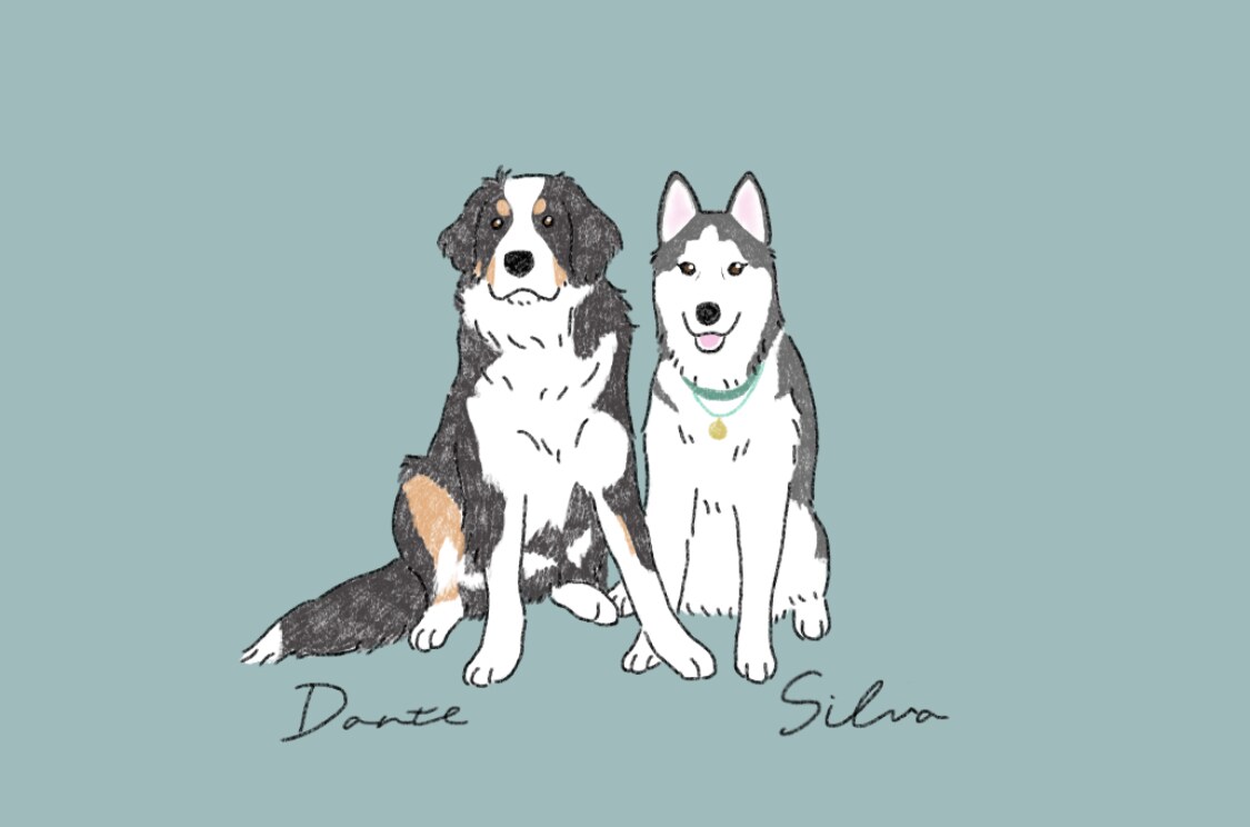 犬の似顔絵イラスト描きます あなたの愛犬のかわいい瞬間を描かせてください(o^^o) イメージ5