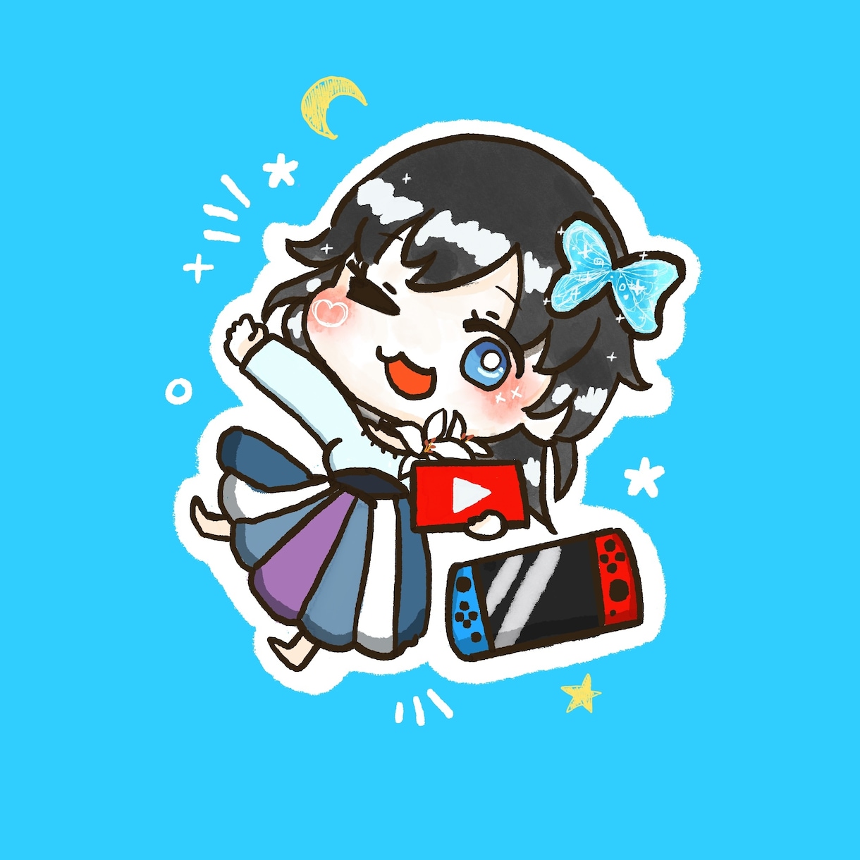 商用可♪SNSで使いやすい似顔絵・アイコン描きます 2個セット！SNSサムネイル、名刺、動画配信用キャラクターに イメージ9