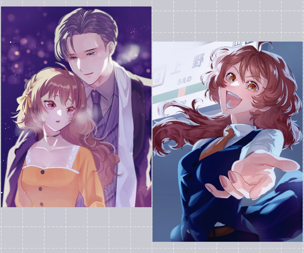 華やかで物語のあるイラストをお描きします ワンシーンを形に✧構図・背景・小物おまかせOK！ イメージ1