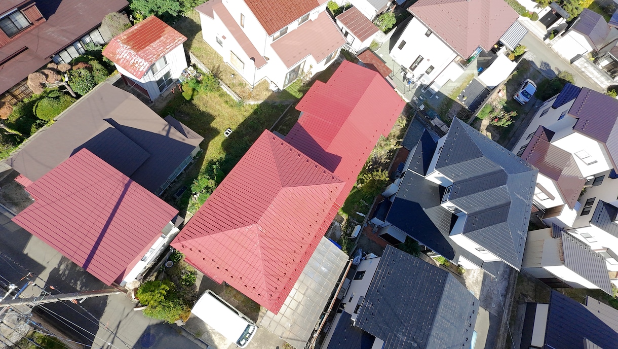 赤外線ドローンによる空撮します 赤外線建物診断技術師が撮影します！ イメージ1