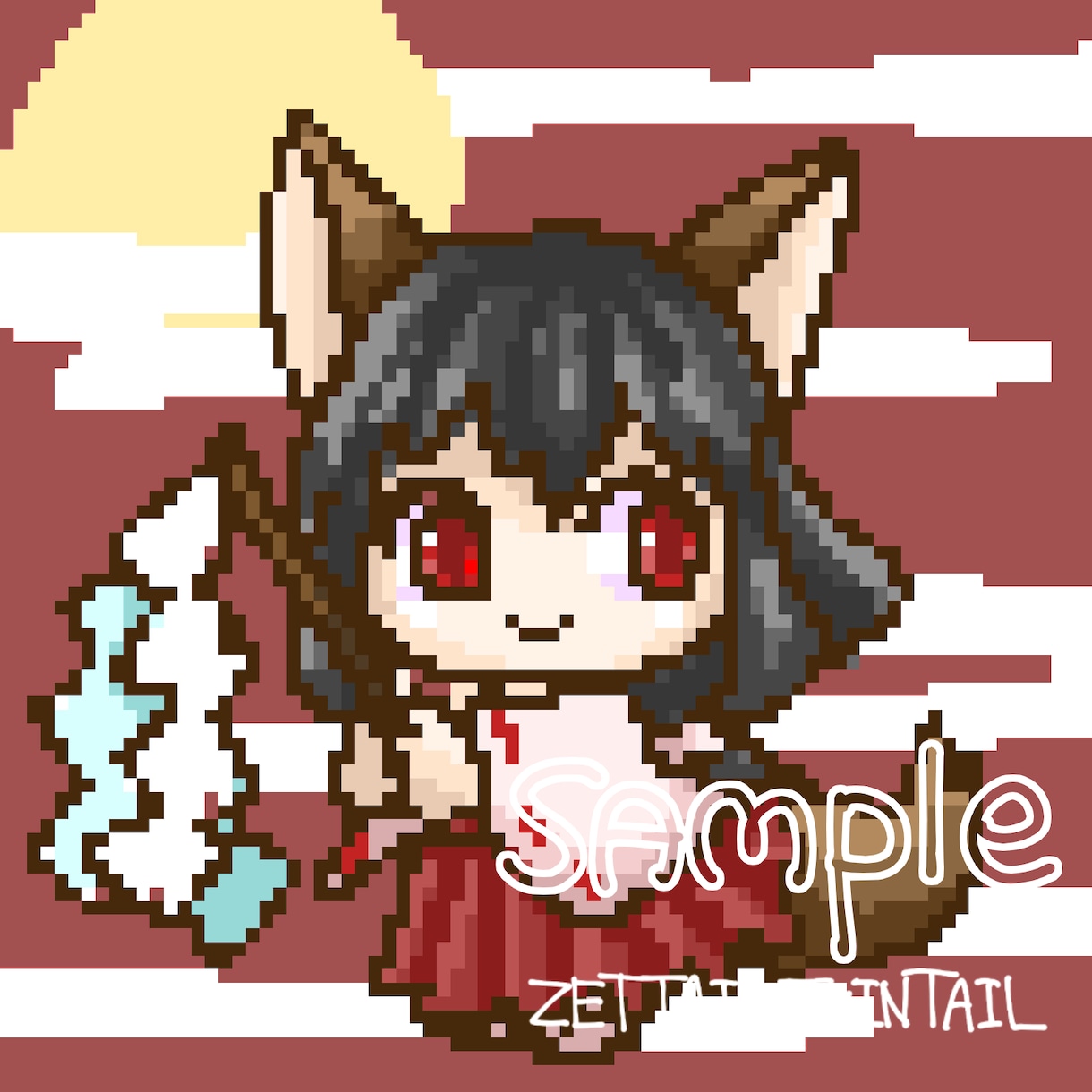 ドット絵な可愛いアイコン作成いたします ドット絵でゆめかわな女の子を描きます！男の子もOK！ イメージ7