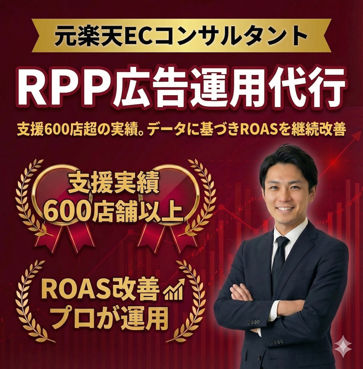 楽天市場　RPP広告の運用代行をします 元楽天ECコンサルに丸投げOK！データとMTGで納得運用！ イメージ1
