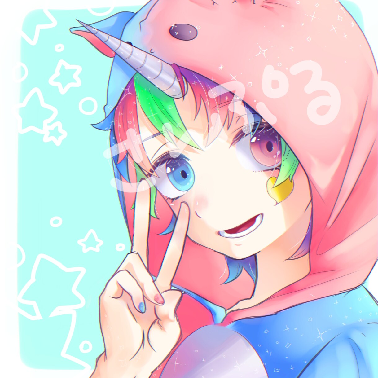 メンヘラ、やみかわ、ゆめかわ女の子アイコン描きます そんなイラストが好きな方は是非。 イメージ1