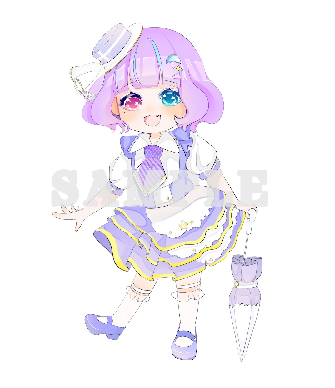 きらきらとした可愛い女の子描きます 可愛い女の子やカッコイイ女の子なんでもお任せください イメージ5