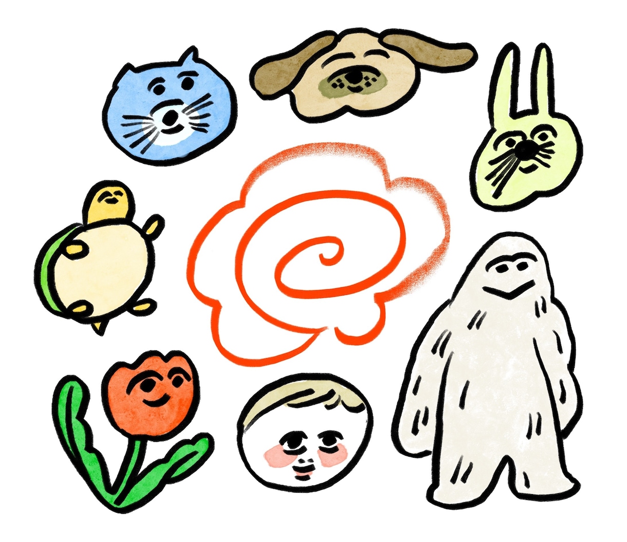 キャッチーなイラスト描けます 人物・モノ・動物・植物などなど イメージ4