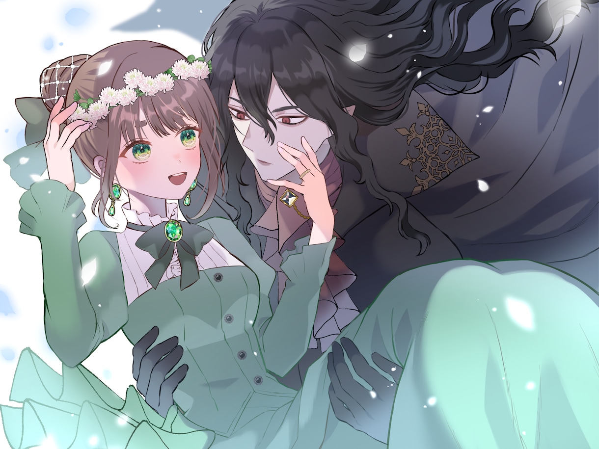 目を引く華やかなイラスト作成します 配信・グッズ・立ち絵など気軽にご相談ください イメージ6