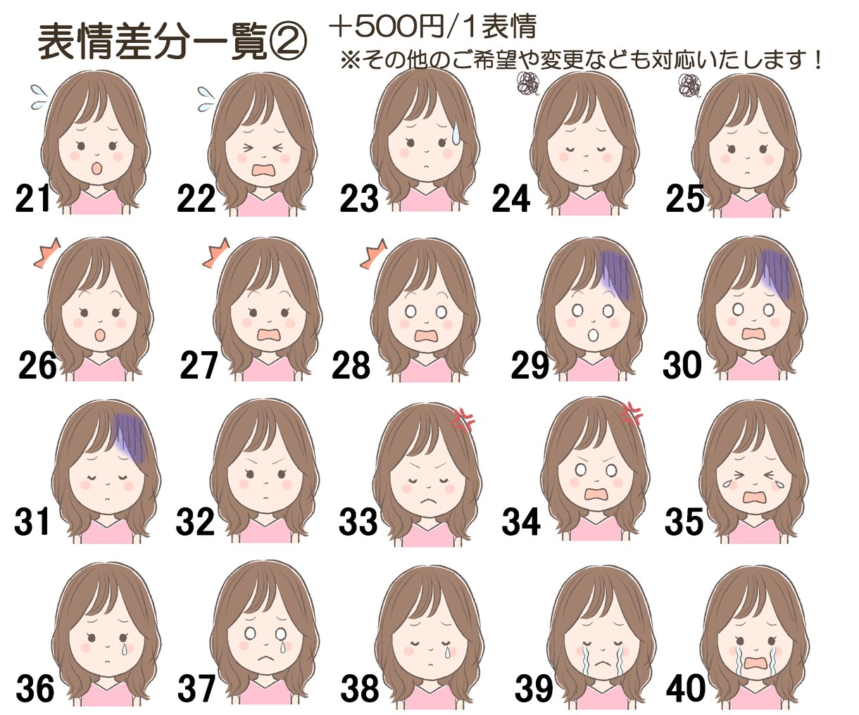 SNSやブログで活躍するゆるかわ似顔絵お描きします シンプルデフォルメで親近感♪表情、吹き出しアイコンにお勧め イメージ10