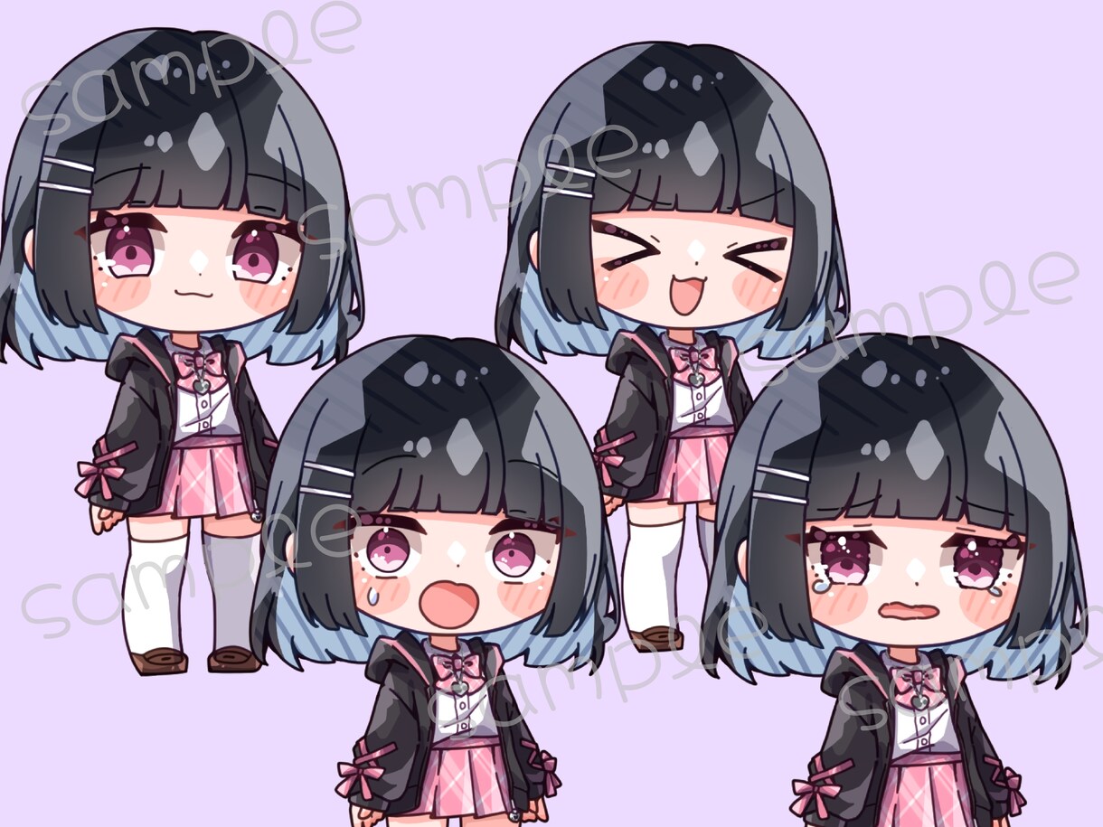 ポップで可愛い全身ミニキャライラスト描きます アイコンやサムネイル、プレゼントにもおすすめです！ イメージ10